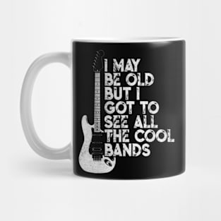 guitar bands cool Mug